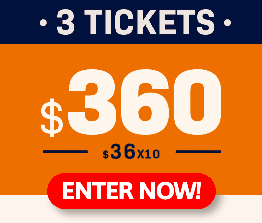3 Tickets — $360.00