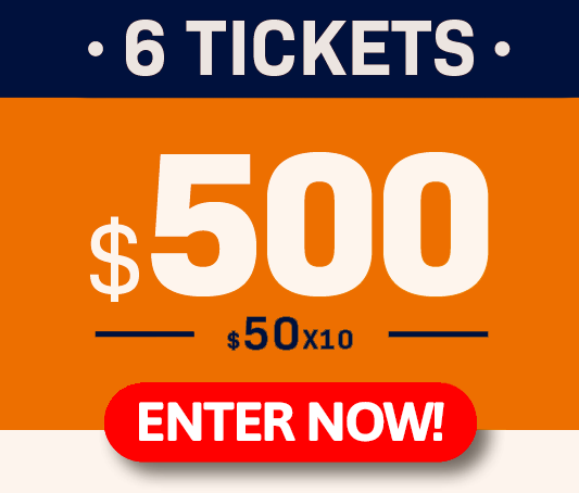 6 Tickets — $500.00
